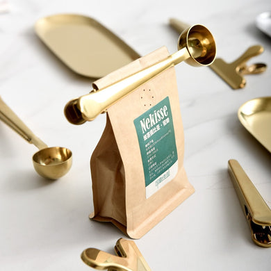 Two-In-One Stainless Steel Coffee Spoon